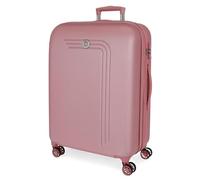 MOVOM Riga Valigia Grande Rosa 56 x 80 x 29 cm Rigida ABS Chiusura TSA 91L 4,7 kg 4 ruote doppie bagaglio mano, Rosa, Taglia unica, Valigia grande