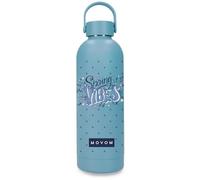 Movom Spring Vibes Blu Bottiglia in Acciaio Inossidabile 7.4x23.5x7.4 cm