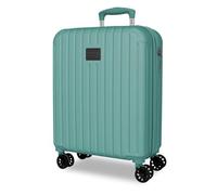 Movom Timber Valigia da Cabina Turchese Verde 40x55x20 cm Rigida ABS Chiusura a combinazione integrata 37L 3,1kg 4 ruote doppie estensibile bagaglio a mano