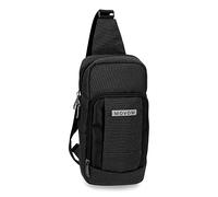 Movom Trimmed Tracolla a tracolla nera 16 x 31 x 5,5 cm Poliestere, Nero, Tracolla incrociata