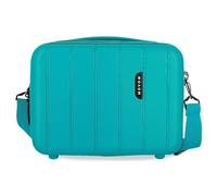 MOVOM Wood Beauty case adattabile blu 29 x 21 x 15 cm rigido ABS 9,14 L 0,83 kg, blu, Taglia unica, Beauty case adattabile