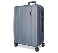 MOVOM Wood, valigia da cabina, bagaglio a mano, interno con due scomparti, realizzata in materiale ABS resistente e leggero, 4 ruote girevoli, lucchetto a combinazione laterale, di Joumma Bags