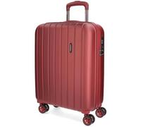 MOVOM Wood, valigia da cabina, bagaglio a mano, interno con due scomparti, realizzata in materiale ABS resistente e leggero, 4 ruote girevoli, lucchetto a combinazione laterale, di Joumma Bags