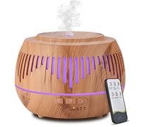 MOVOYEE Umidificatori per camera da letto, grande stanza, casa, bambini, intera casa, hotel, ufficio, scrivania, pianta, 500 ml, carino, aromaterapia, umidificatore portatile a ultrasuoni con