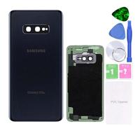 MovTEK Coperchio della Batteria Vetro Posteriore per Samsung Galaxy S10e G970F Originale Copribatteria con Vetro Fotocamera (Nero Prisma)