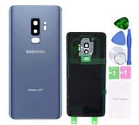 MovTEK Coperchio della Batteria Vetro Posteriore per Samsung Galaxy S9 Plus G965F Originale Copribatteria con Vetro Fotocamera (Blu Corallo)