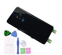 MovTEK Coperchio della Batteria Vetro Posteriore per Samsung Galaxy S9 Plus G965F Originale Copribatteria con Vetro Fotocamera (Nero Mezzanotte)