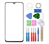 MovTEK Schermo Frontale Vetro Anteriore di Ricambio per Samsung Galaxy A40 A405F Sostituzione Kit per Vetro Tattile con Strumento di separazione e Adesivo 3M Nero