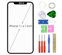 MovTEK Schermo in Vetro Anteriore di Ricambio +Oca Compatibile con iPhone 11 con Kit Attrezzi (No Tattile e Display LCD) -6.1"