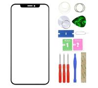 MovTEK Schermo in Vetro Anteriore di Ricambio +Oca Compatibile con iPhone 12 PRO Max con Kit Attrezzi (No Tattile e Display LCD) -6.7"