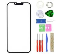 MovTEK Schermo in Vetro Anteriore di Ricambio +Oca Compatibile con iPhone 13 PRO Max con Kit Attrezzi (No Tattile e Display LCD) -6.7"