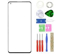 MovTEK Schermo in Vetro Anteriore di Ricambio +Oca Compatibile con OnePlus 8 con Kit Attrezzi (No Tattile e Display LCD) -6.55"