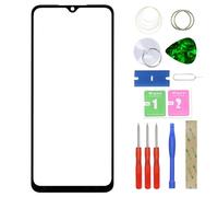 MovTEK Schermo in Vetro Anteriore di Ricambio +Oca Compatibile con Redmi 10C/Poco C40 con Kit Attrezzi (No Tattile e Display LCD) -6.7"
