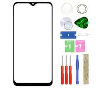 MovTEK Schermo in Vetro Anteriore di Ricambio +Oca Compatibile con Redmi 9 M2004J19G con Kit Attrezzi (No Tattile e Display LCD) -6.53"
