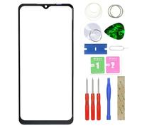 MovTEK Schermo in Vetro Anteriore di Ricambio +Oca Compatibile con Samsung Galaxy A12 A125F A127F con Kit Attrezzi (No Tattile e Display LCD) -6.5"