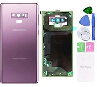 MovTEK Vetro Posteriore Copribatteria Originale per Samsung Note 9 N960F Coperchio Batteria con Vetro Fotocamera e Strumenti (Viola Lavanda)
