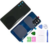 MovTEK Vetro Posteriore Copribatteria Originale per Samsung S20+ Plus G985F/5G G986B Coperchio Batteria con Vetro Fotocamera e Strumenti (Nero Cosmico)