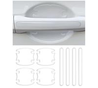 MOWCIAPQC 8 Pezzi Pellicola Protettiva Maniglia Auto, per Audi RS3 2011-2021 2022 2023 2024 2025 8P 8V 8Y Pellicola Protettiva Maniglie delle Portiere Trasparente Adesivi Auto Esterni,B