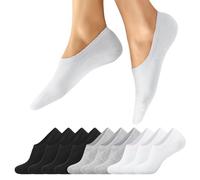 Mowenti 10 Paia di Calzini per Uomo e Donna, Calzini Invisibili per Sneaker, Cuscinetto in Silicone per Evitare che i Calzini Scivolino 39-42