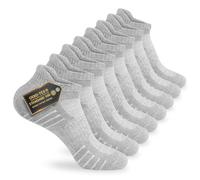 Mowenti Calze Uomo 43-46 Cotone Calzini Grigio Chiaro 8P Calzini Corti Uomo Donna Calzini Donna Cotone Calze Spugna Uomo Calzini Antiscivolo Calzini Donna Estivi Calze Sportivi Calzini Running Uomo