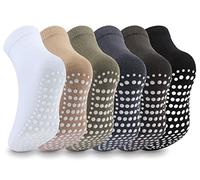 Mowenti Calzini Antiscivolo Neonato 6-12 Mesi Bambino Bambina 6 Paia Invernali Calze Antiscivolo Bambini Neonata Cotone Colore_1