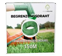 MOWHOUSE Rotolo di Filo Perimetrale per Robot Tagliaerba - Cavi Universali per Tosaerba Automatico - Accessori per il Giardino - Srotolamento Facilitato - Lungo 150 Metri, 2,7mm di Diametro - Verde