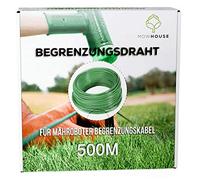 MOWHOUSE Rotolo di Filo Perimetrale per Robot Tagliaerba - Cavi Universali per Tosaerba Automatico - Accessori per il Giardino - Srotolamento Facilitato - Lungo 500 Metri, 2,7mm di Diametro - Verde