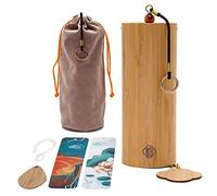 Mowind Campanelli da meditazione in bambù Chimes a vento Chakra Chord Wind Bell per la decorazione domestica Regalo di relax Chakra sacrale Dm Chord