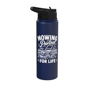 Mowing Partner For Life - Rasaerba Duo Stainless Steel Insulated Water Bottle