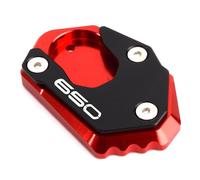 MOWOK Piastra di supporto laterale per cavalletto laterale per moto Z650 Ninja 650 Ninja650 Z650 RS Z 650 2017-2023 2024 2025 (rosso)