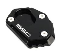 MOWOK Piastra di supporto laterale Prolunga Cavalletto laterale Accessori Moto per Z650 Ninja 650 Ninja650 Z650 RS Z 650 2017-2023 2024 2025 (nero)