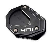 MOWOK Piastra di supporto per cavalletto laterale per moto accessori per Svartpilen 401 2022 VITPILEN 401 2018-2023 (Nero)