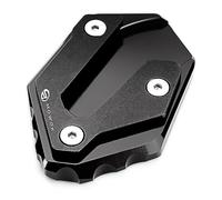 MOWOK Piastra Supporto Laterale Estensione Cavalletto Moto Accessori per MT07 MT09 TRACER 9 GT 7GT 900GT 700GT XSR 700 900 R7 R125 FZ6 XJ6 MT-125 MT-09 SP 2024 (Nero)