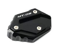 MOWOK Piede Estensione Laterale Cavalletto Moto Accessori per MT-09 MT 09 2015-2020 Tracer 900 gt MT09 SP 2021 2022 2023 2024 2025 in CNC Alluminio (Nero)