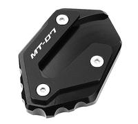 MOWOK Piede Supporto Laterale Ingrandisci Estensione Cavalletto Moto Accessori per mt07 mt 07 2024 2025 mt07 fz07 2023 2022 2021 2014-2020 mt-07 tracer 700 gt (Nero)