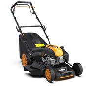 Mowox PM 5175 SHW - Tosaerba a benzina 171 CC, 51 cm di taglio, 60 L 3 in 1, facile avvio in altezza regolabile, ideale per giardini grandi
