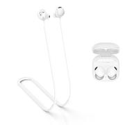 MOWYEOK Cinturino anti-perdita per cuffie, compatibile con auricolari Samsung Galaxy Buds 2 Pro, morbido silicone anti-allentamento, adatto per sport all'aria aperta, corsa, fitness, bianco