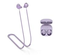 MOWYEOK Cinturino anti-perdita per cuffie, compatibile con auricolari Samsung Galaxy Buds 2 Pro, morbido silicone anti-allentamento, adatto per sport all'aria aperta, corsa, fitness, viola