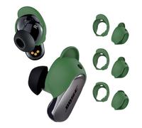 MOWYEOK Coperture per archetto per orecchie compatibili con Bose QuietComfort Ultra, 3 misure di ricambio in morbido silicone, antiscivolo, per cuffie BOSS, sport, copriarchetto (nero)