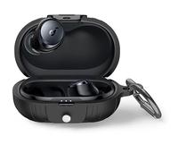MOWYEOK Custodia in silicone compatibile con Anker Soundcore Space A40, portatile antigraffio e custodia in silicone antiurto, LED anteriore visibile, per ancora Soundcore Space A40 accessori per la