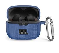MOWYEOK Custodia in silicone compatibile con JBL Tune 230NC TWS, custodia portatile antigraffio e antiurto in silicone, LED frontale visibile, per JBL Tune 230NC accessori per alloggiamento, con