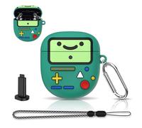 MOWYEOK Custodia per cuffie per Bose, compatibile con Bose QuietComfort Earbuds II/QuietComfort Ultra, cartone animato console da gioco, custodia protettiva in silicone morbido con moschettone e