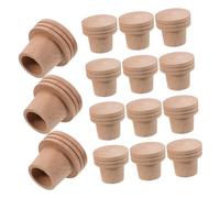 Moxa Box in Legno 15 Pezzi Cappuccio per Bastoncini | Base per Moxa, Uso in Moxibustione e Pratiche Benessere, Adatta a Livelli Diversi