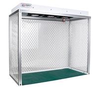 MOXAC Cappa a Flusso laminare Portatile, Flusso d'Aria laminare 110v-220v Banco Pulito Stazione di Lavoro Cappa a Flusso laminare Verticale Piano di Lavoro per Ambienti Senza Polvere per micologia