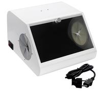 MOXAC Scatola per la Polvere del Laboratorio odontoiatrico con collettore di polveri per sabbiatura a LED, aspiratore con Dispositivo di filtraggio, impedisce la Diffusione della Polvere