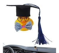 Moxeupon Anatra di Gomma di Laurea 2024,Anatra di Laurea 2024 - Ornamento per Auto d'Anatra di Laurea | Anatra di Gomma di Laurea con