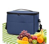 Moxeupon Borsa Pranzo - Borsa Termica Tote con Cinghia Regolabile Spalla,Contenitore Alimentare Impermeabile Riutilizzabile Con Tra Collo Per Uomini E Donne
