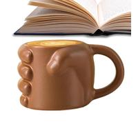 Moxeupon Carina da caffè | Divertente Faust da caffè originale - in ceramica - Bicchiere per acqua decorazione per la casa anche per bambini e adulti, succo di tè, latte, bevande agricole