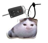 Moxeupon Ciondolo Portachiavi,Portachiavi Ciondolo Gatto Morbido - Design Sonoro Tedesco Accessorio Moda Morbido Per Adulti Ragazzi Coppie Compleanno Laurea