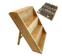 Moxeupon Etagere - Espositore a 3 livelli, in legno, organizer per profumi, multifunzione, per cupcake, per cosmetici, profumi, dessert